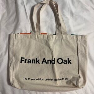 Frank and Oak Canvas Tote